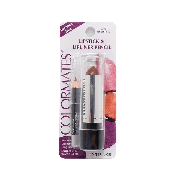 COLORMATES Lipstick & Lipliner Pencil Ginger Spice - Picture 1 of 5